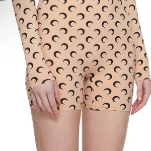 Marine Serre Black Moon Print Cycling Shorts